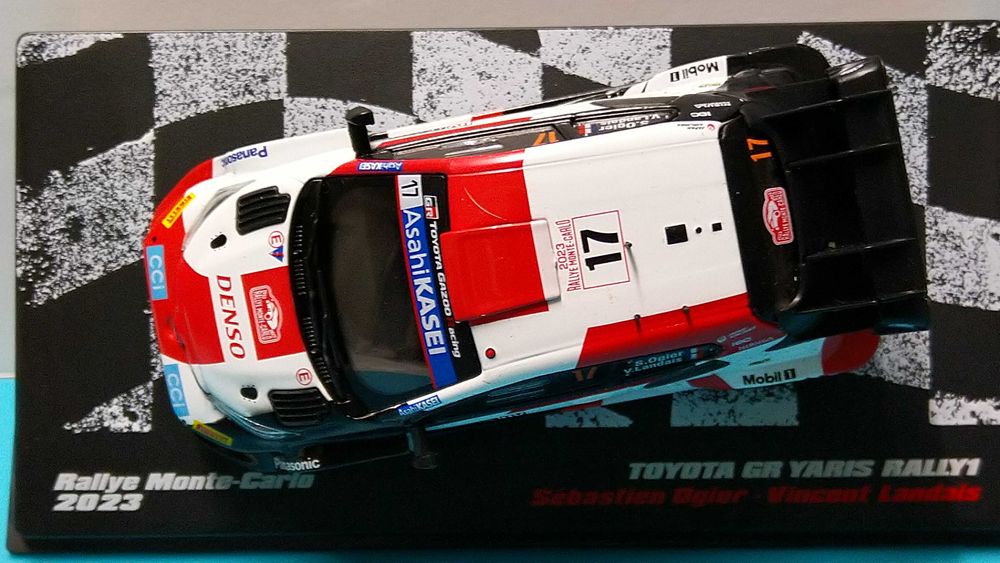 Toyota GR Yaris Rally1 Hybrid #17: Monte Carlo 2023 Winner - esc 1/43