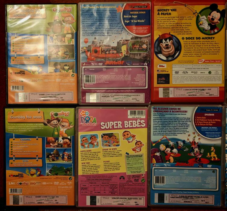 DVD Desenhos animados