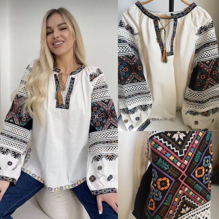 Натуральна вишиванка 1XL, 2XL, 3XLL,