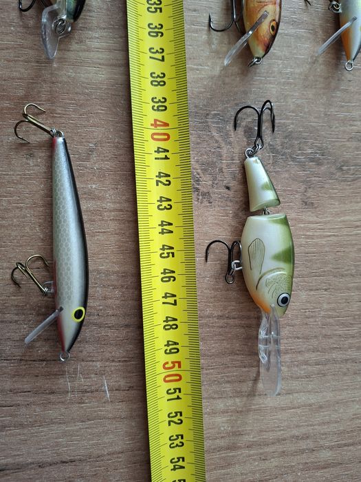 Woblery Salmo, Rapala, Hunter, Gloog, Bielik.