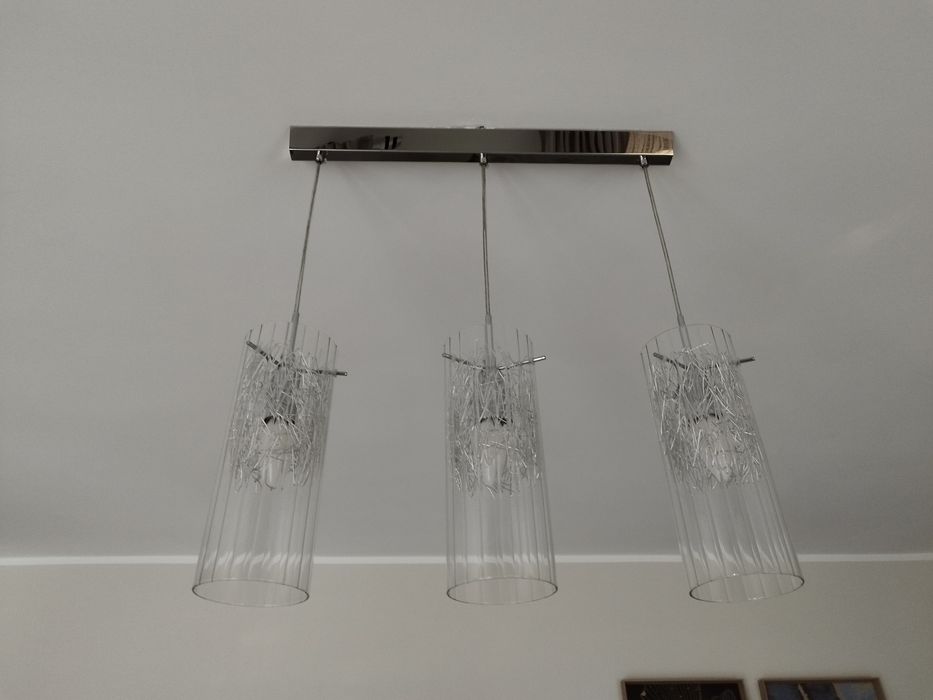 Lampa do salonu chrom