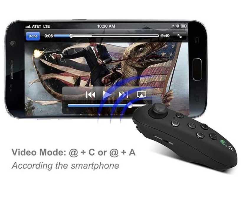 Pilot Kontroler Bluetooth Android iOS White