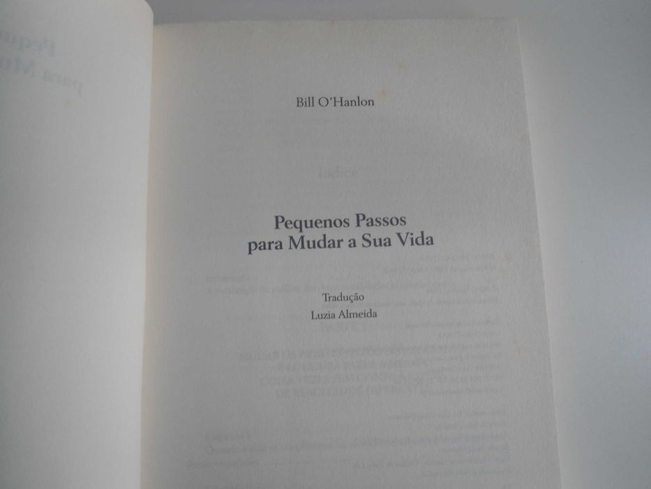 Small Steps to Change Your Life by Bill O'Hanlon64729681727233122