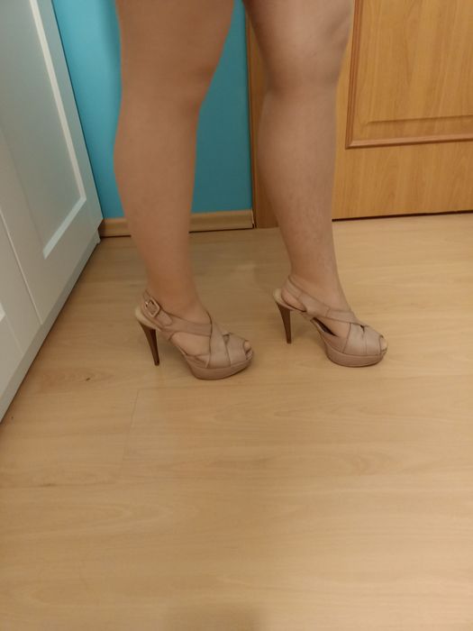 Buty Ryłko Szpilki Skórzane