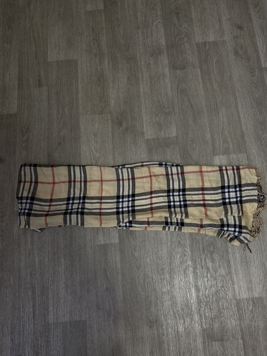 Шарф у класичну клітинку (Style Burberry)