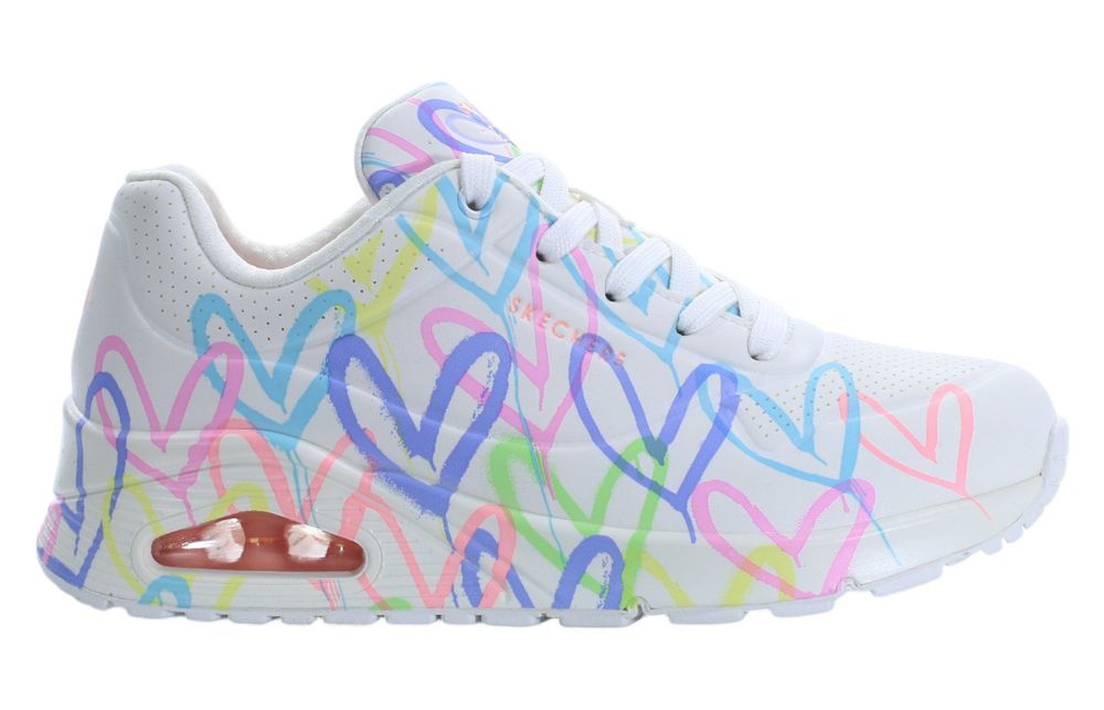 Białe sneakersy damskie Skechers Spread The Love 35