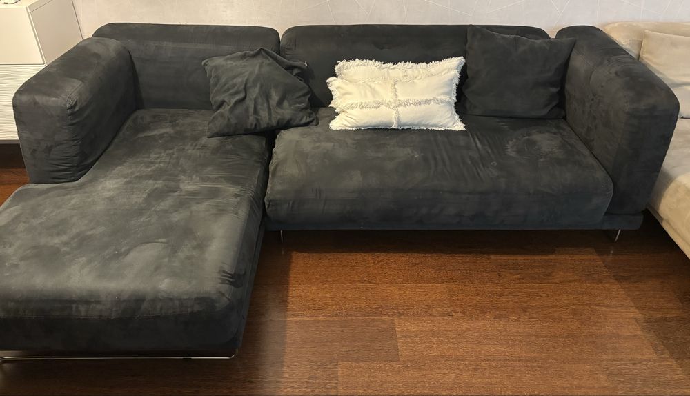 Ikea sofá com chaise longue