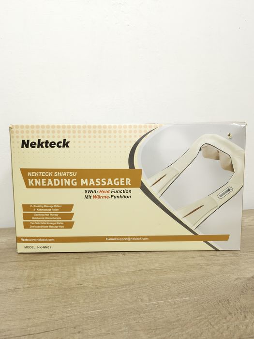 Masażer szyji karku pleców Nekteck Shiatsu NK-NM01 z grzaniem