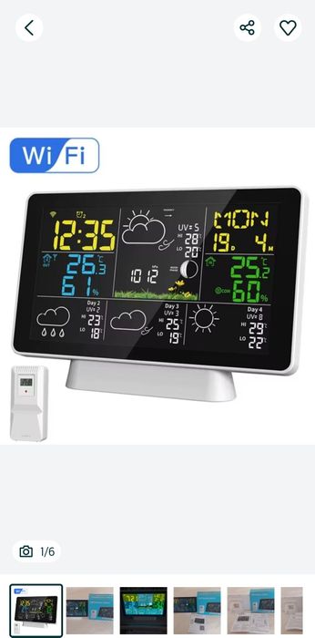 Метеостанція  Tuya Wifi Smart Weather Station