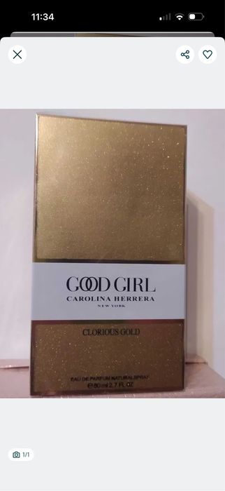 Nowe orginalne perfumy Carolina Herrera good girls glorius gold 80ml