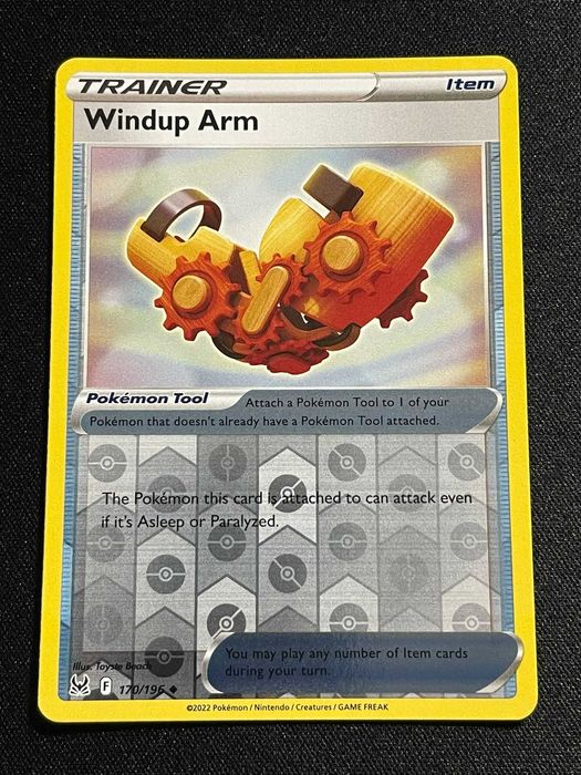 Carta Pokémon Windup Arm 170/196 Lost Origin