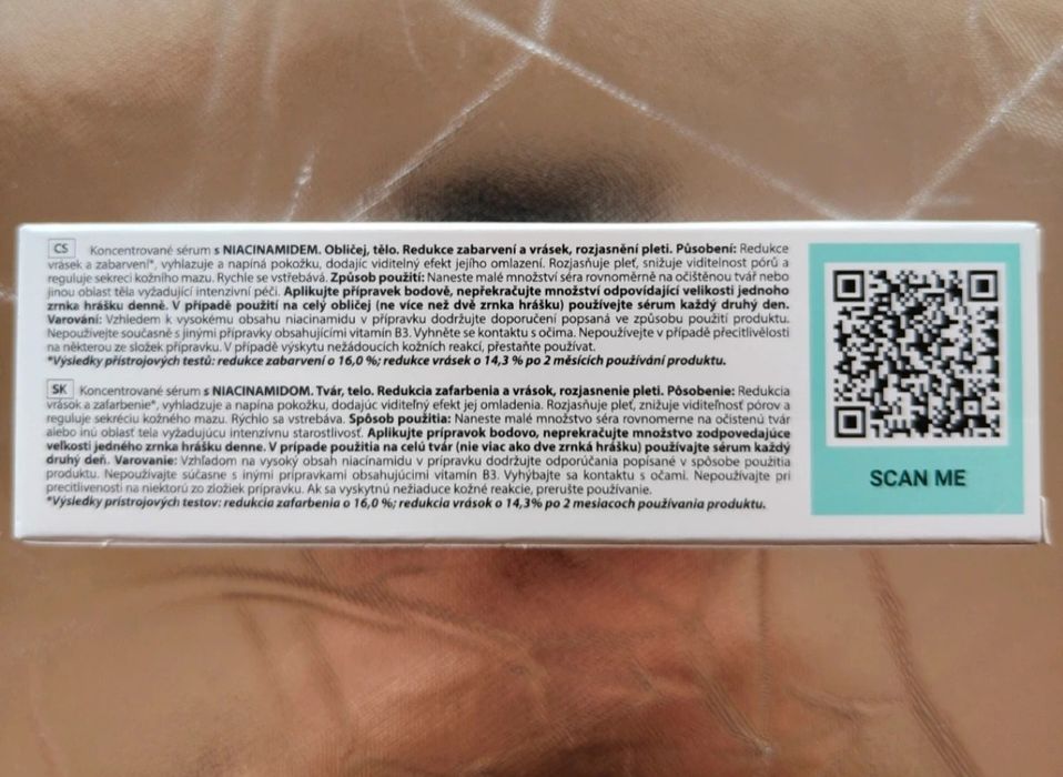 Niacynobaza NOWE serum na twarz i ciało, zmarszczki DEFICYT