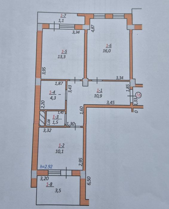 Продаж двох кімнатной квартири Росвигово.