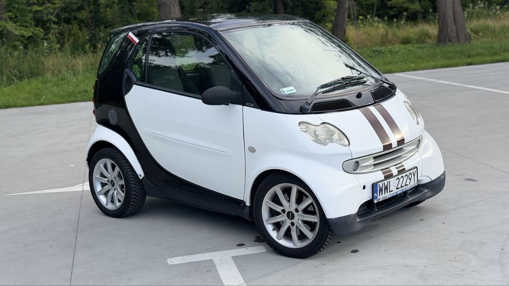 Smart Fortwo 0.7 Turbo 61 KM | Automat | Łopatki F1 | Panorama | Klima | 2004 r.