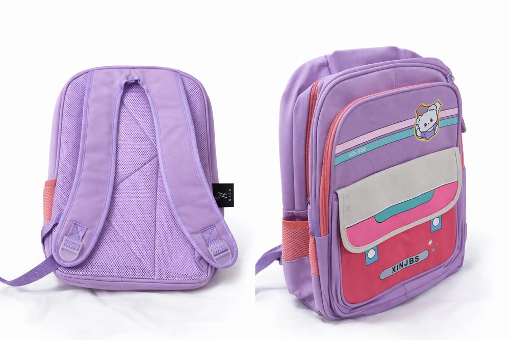 Plecak szkolny dla dziewczynki – lekki, pastelowy, z uroczą aplikacją