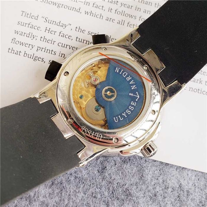 Годинник автоматичний  Ulysse Nardin Executive Dual Time black