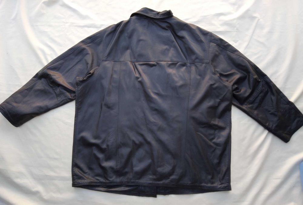 Duża męska kurtka skórzana (obwód 160cm)