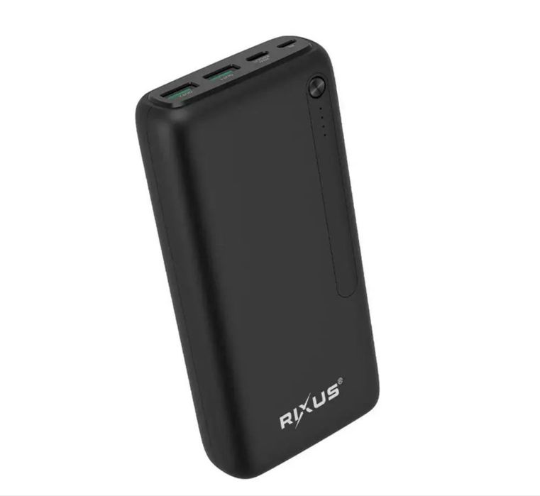 Power bank 30000 mah Rixus  RXPB38B 18W + PD 20W