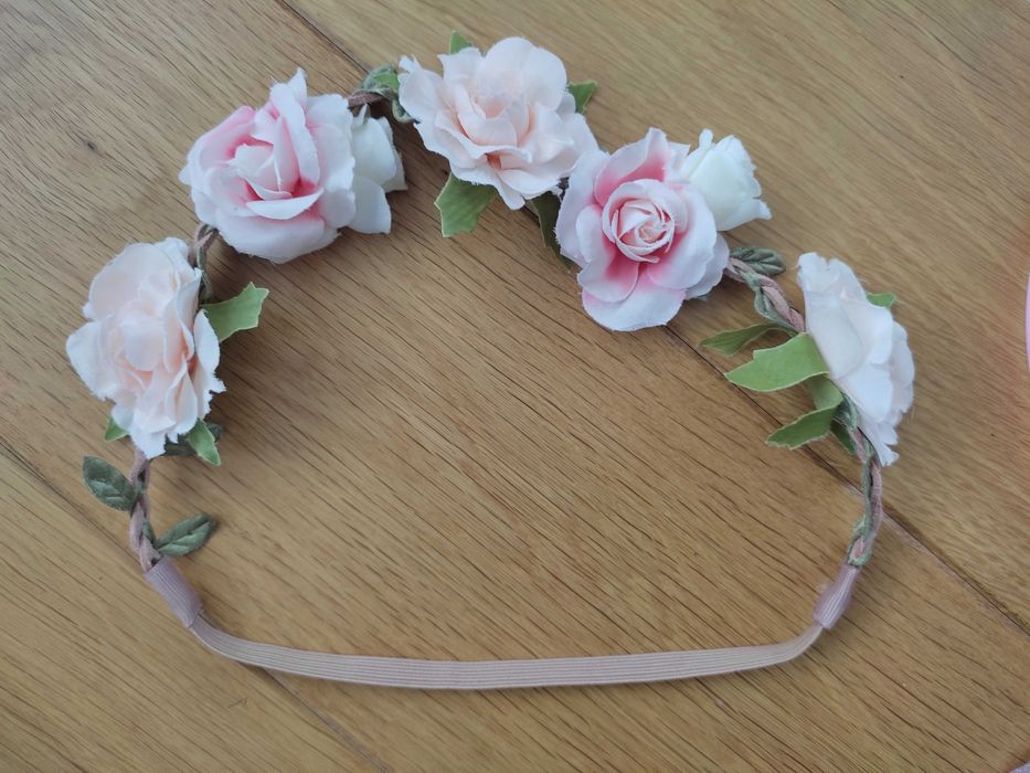 4 sztuki opaska do włosów wianek kwiatki
