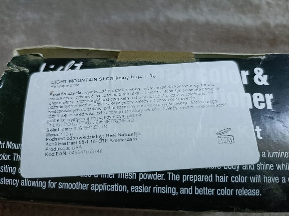 Henna - Light Mountain - jasny brąz - light brown - słoń