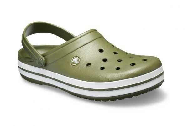 Crocs crocband army/green Мужские Кроксы сабо крокбанд зеленые