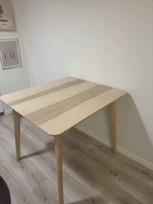 LISABO jesion stol drewniany ikea