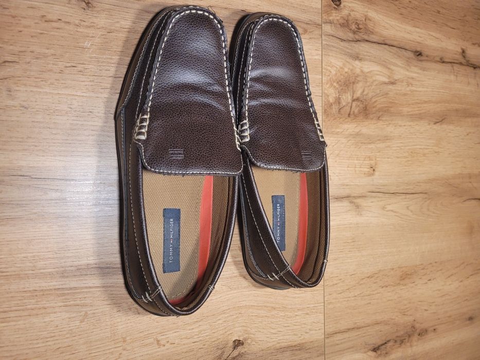 Buty Tommy Hilfiger 43 skóra brązowa