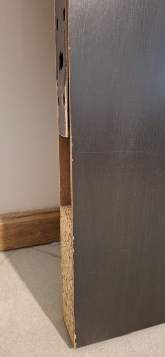Półka Ikea Lack 110x26cm ciemny brąz
