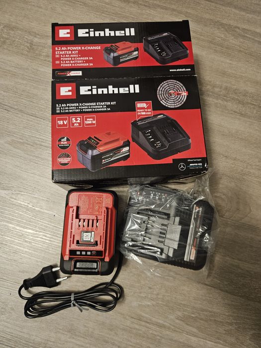 Einhell Zestaw startowy 18V akumulator 5,2Ah, 3A zasilacz