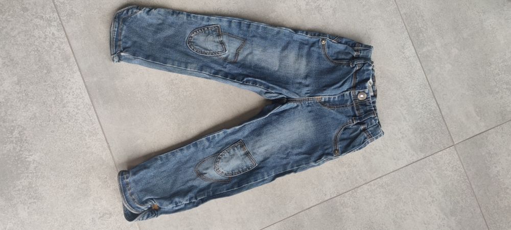 Super jeansy przecierane firmy Name It 1,5 - 2 latka