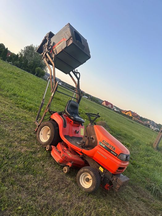 Kubota g18 traktorek kosiarka górny wysyp diesel