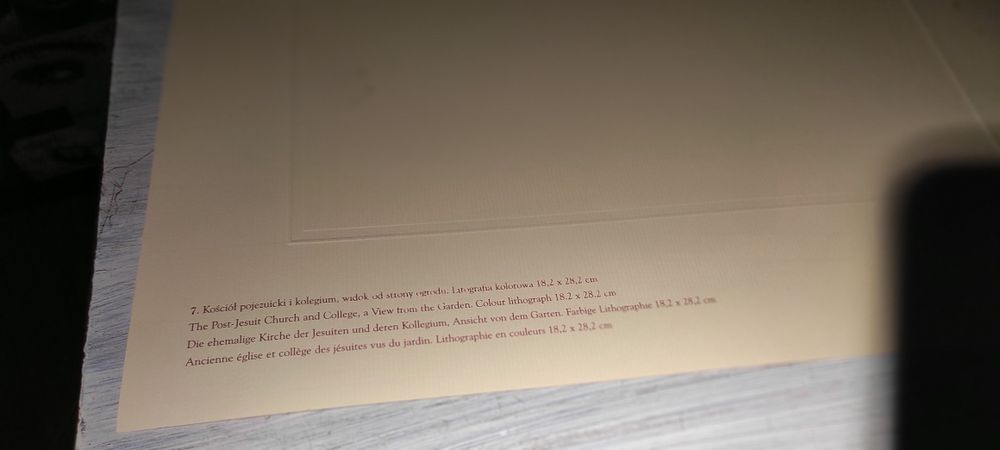 Dawny Poznań Stara litografia Posen Kościół Fara
