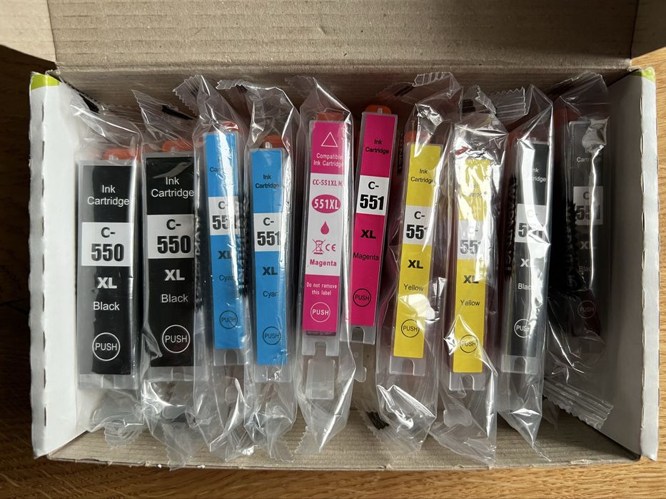 Tusz do drukarki Canon Pixma nowe 2 komplety