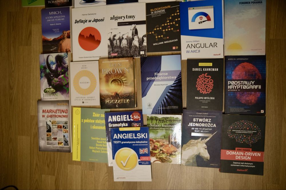 Zestaw 34 książek - biznes, IT, programowanie, rozwój osobisty