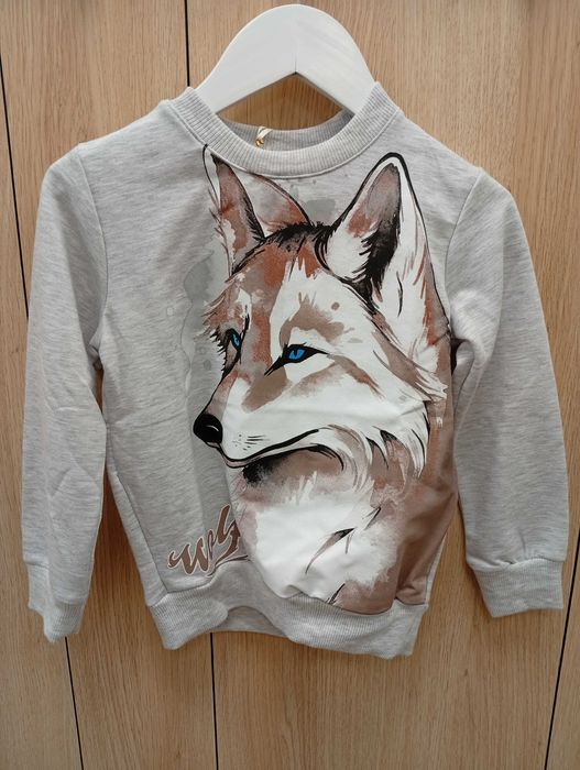 Komplet chłopięcy wilk 4-5 lat