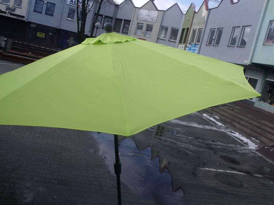 Parasol ogrodowy okrągły 270cm Schneider HARLEM zielony