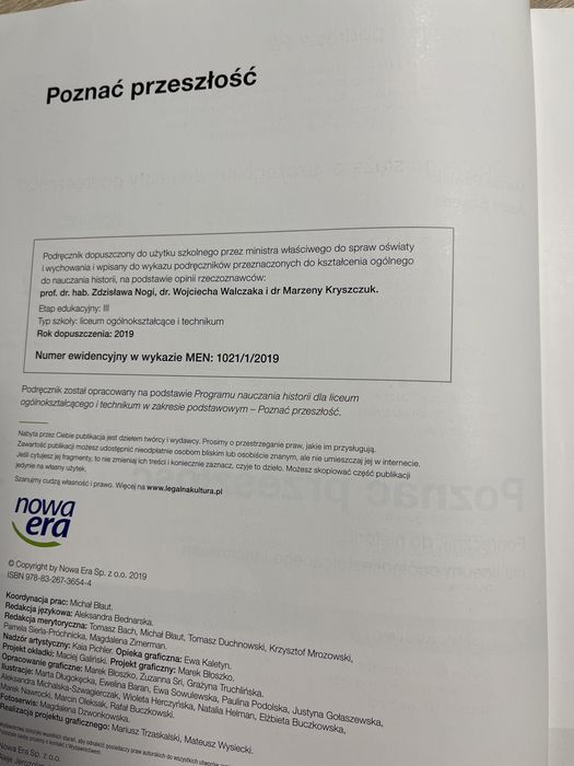 Poznać przeszłość 1 Nowa Era