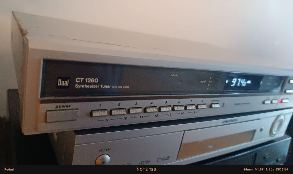 Rádio Vintage Dual CT 1260 AM/FM – Excelente Estado
Vendo Dual CT 1