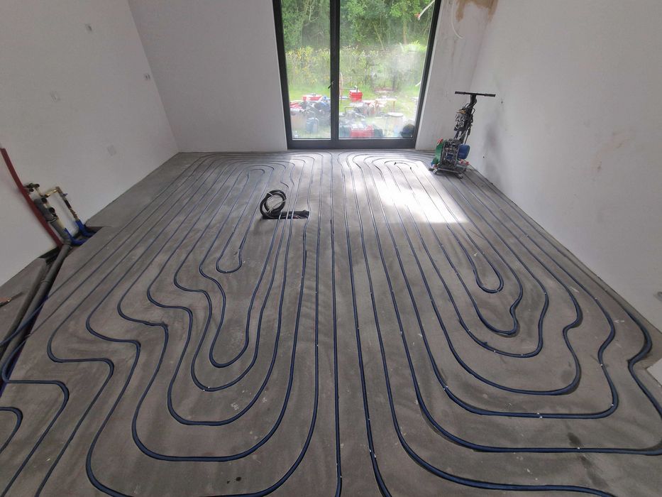 Frezowanie posadzki pod ogrzewanie podłogowe