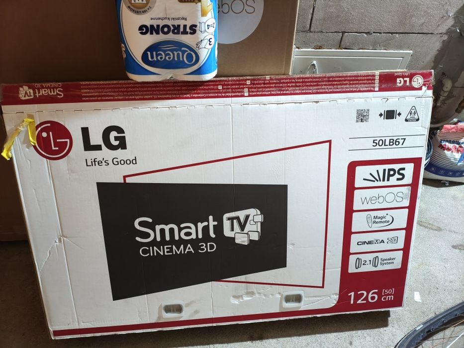 Tv LG50LB67 uszkodzony rezerwacja do niedzieli
