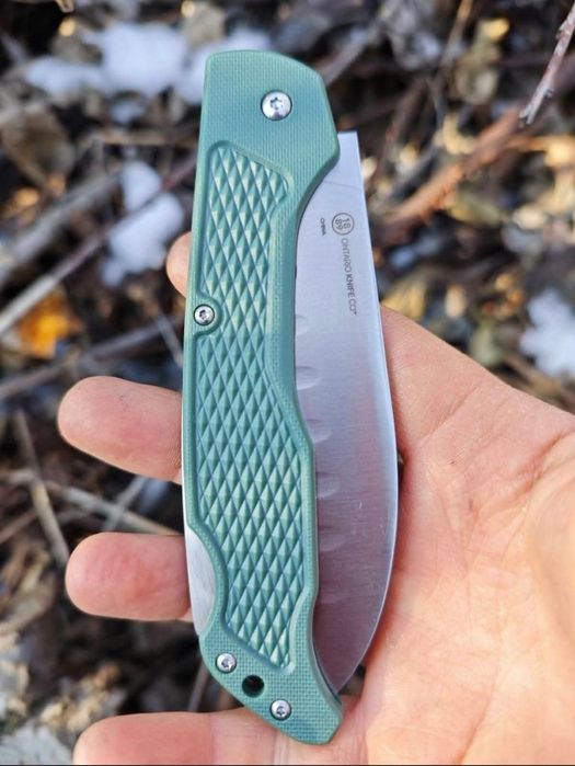 Ontario Camp Plus EDC Santoku, Chef складной кухонный нож для природы