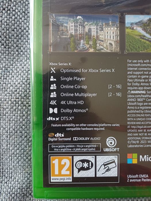 Anno 1800 Console Edition Xbox Series X nowa w folii, polskie napisy, dystrybucja polska