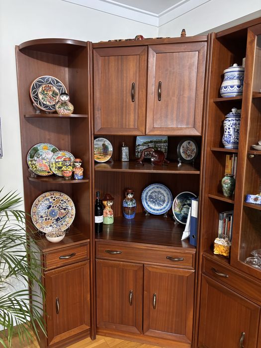 Movel de sala louceiro madeira maciça