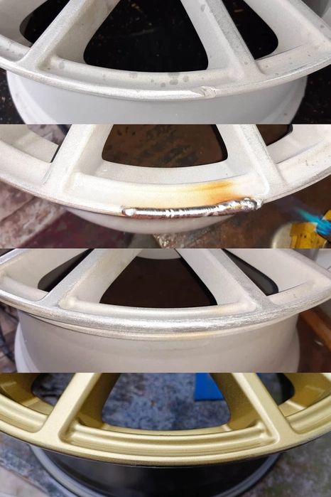 Spawanie aluminium felg ALU miski NAPRAWA