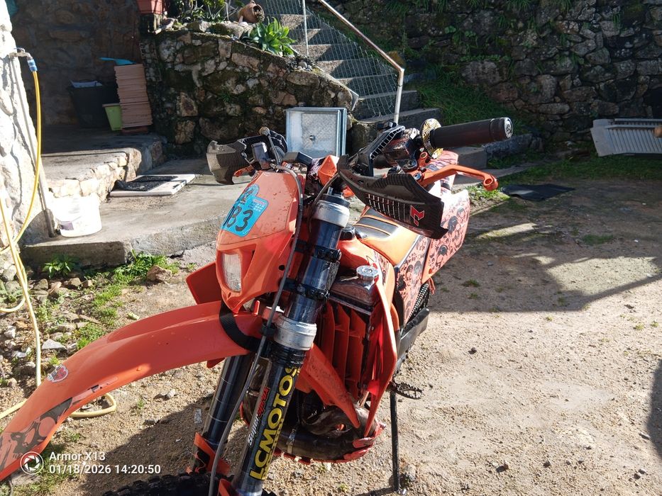 KTM EXC 200 matrícula 2003