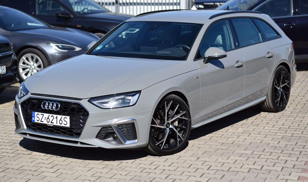 Audi A4 Avant 40 TDi aut S-Line Webasto Masaż Pamięć HUD Hak Blis Virtual FullLed 18