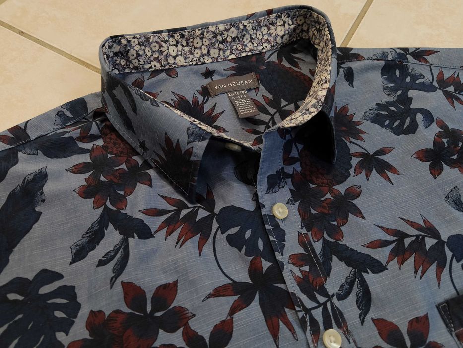 VAN HEUSEN USA - NOWA! Koszula Męska krótki rękaw rozmiar XL