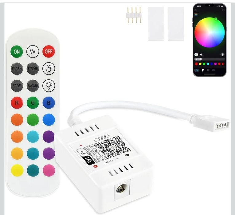 Inteligentny kontroler taśm LED RGB z Wi-Fi