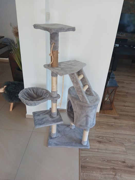 drapak dla kota domek budka