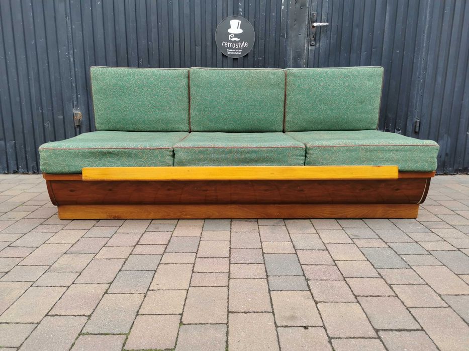 Sofa, kanapa ART DECO proj. J. Halabala, Czechosłowacja '30-'50, RETRO